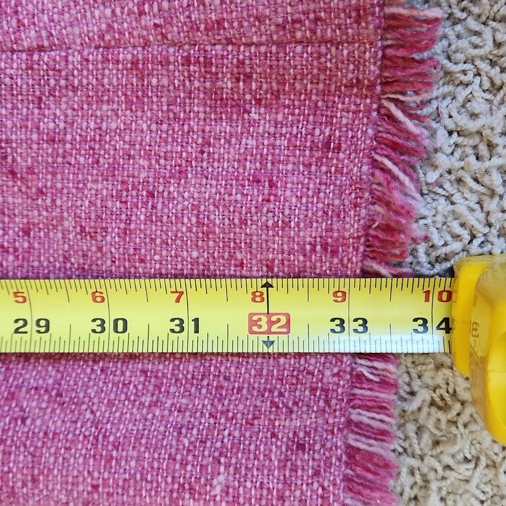 Cabi pink tweed Pea Coat size 6 - Picture 7 of 7